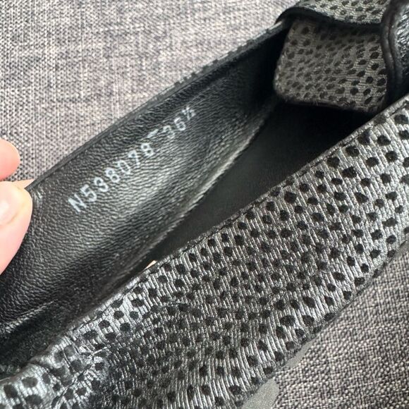 AGL Attilio Giusti Leombruni Micro Pointed Toe Loafer Gray Mini Leopard spot 6 - Picture 8 of 10